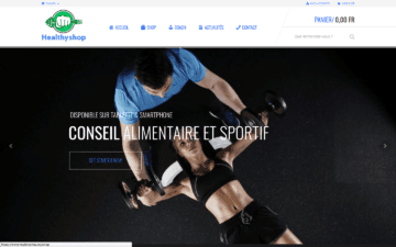 Healthyshop.nc Site Internet Nouméa Nouvelle-Calédonie
